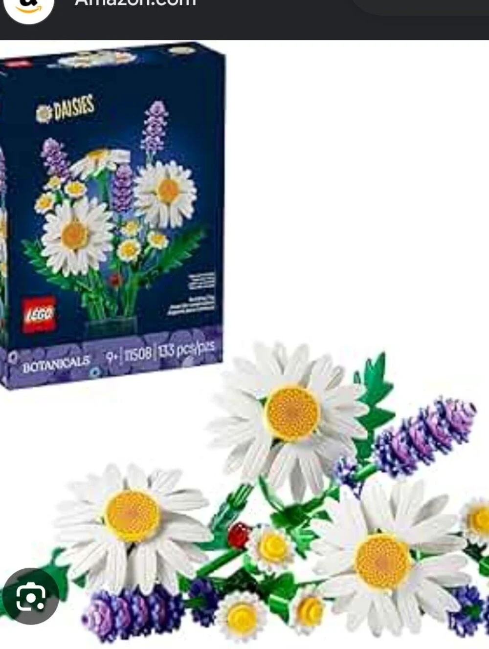 Lego Botanicals Daisy Flower Building Brick Swt W Lady Bug Bouquet